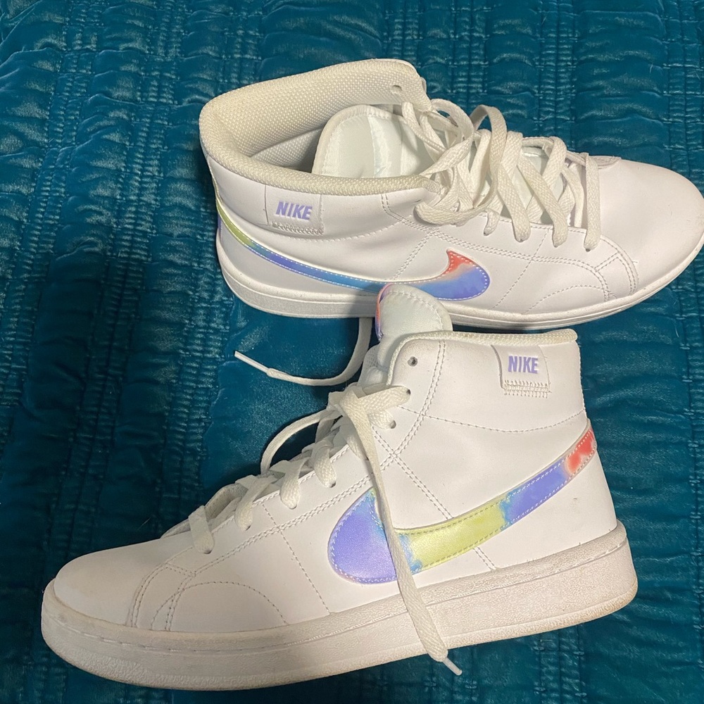 Nike tie dye mid tops